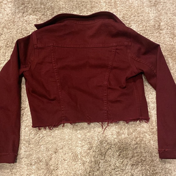 L'agence Janelle Stretch Cropped Denim Jacket - Picture 6 of 6